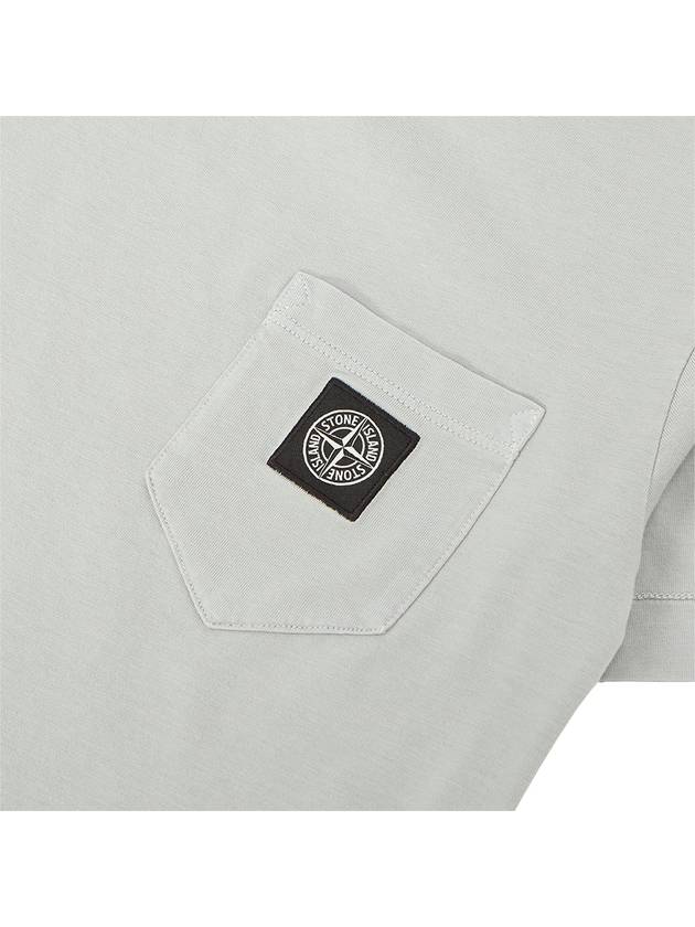 Kids short sleeve t shirt 801620347 V0061 8A - STONE ISLAND - BALAAN 4