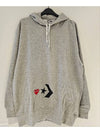 Converse Logo printed hood gray - COMME DES GARCONS PLAY - BALAAN 3