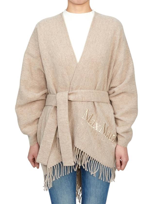 Martora Embroidery Logo Cape Light Brown - MAX MARA - BALAAN 1