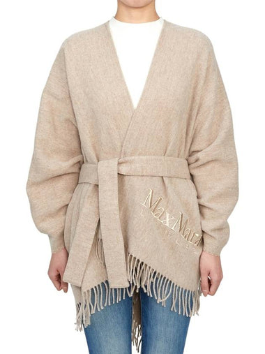 Martora Embroidery Logo Cape Light Brown - MAX MARA - BALAAN 1