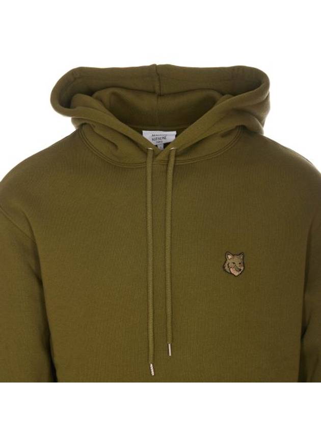 Bold Fox Head Patch Comfort Hoodie Green - MAISON KITSUNE - BALAAN 5