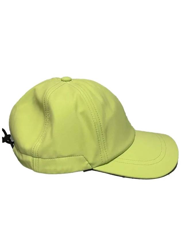 Embroidered Logo Soft Shell Ball Cap Neon - STONE ISLAND - BALAAN 4