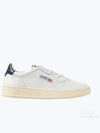 Medalist Black Heel Tab Low Top Sneakers White - AUTRY - BALAAN 2