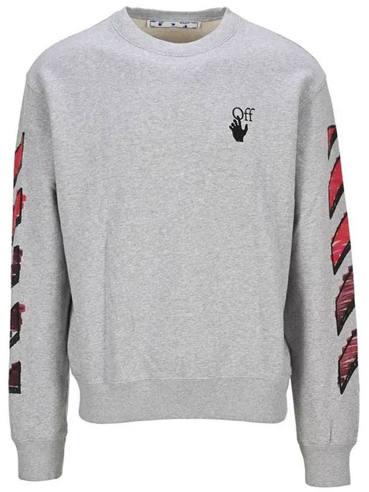 Marker Arrow Sweatshirt Gray - OFF WHITE - BALAAN 1