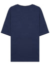 Speedy Fox Patch Comfort Short Sleeve T Shirt Navy - MAISON KITSUNE - BALAAN 3