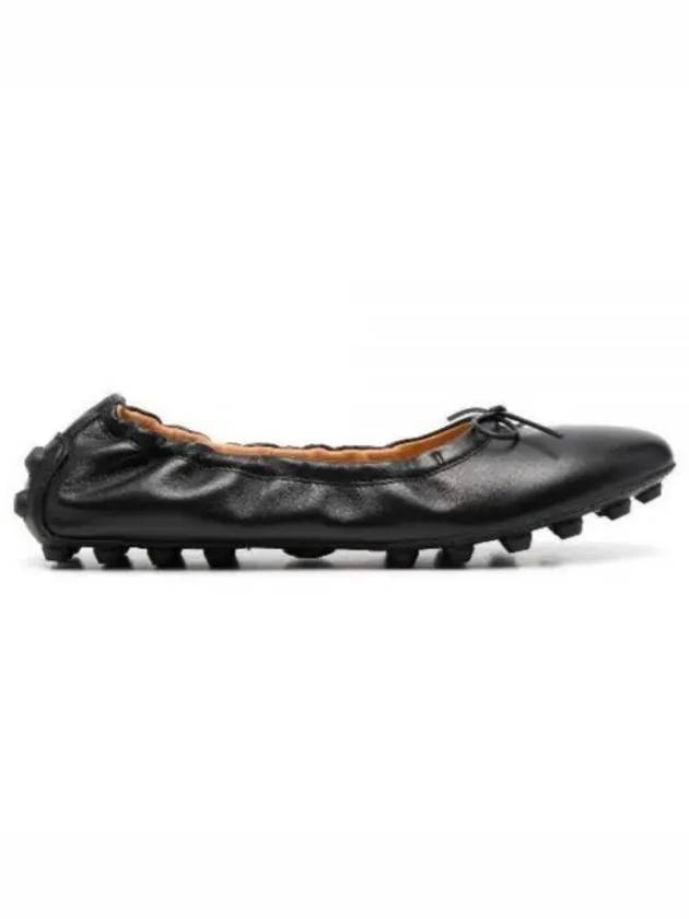 Leather Bubble Ballerina Black - TOD'S - BALAAN 2