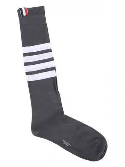 4 bar mid calf socks deep gray - THOM BROWNE - BALAAN 2