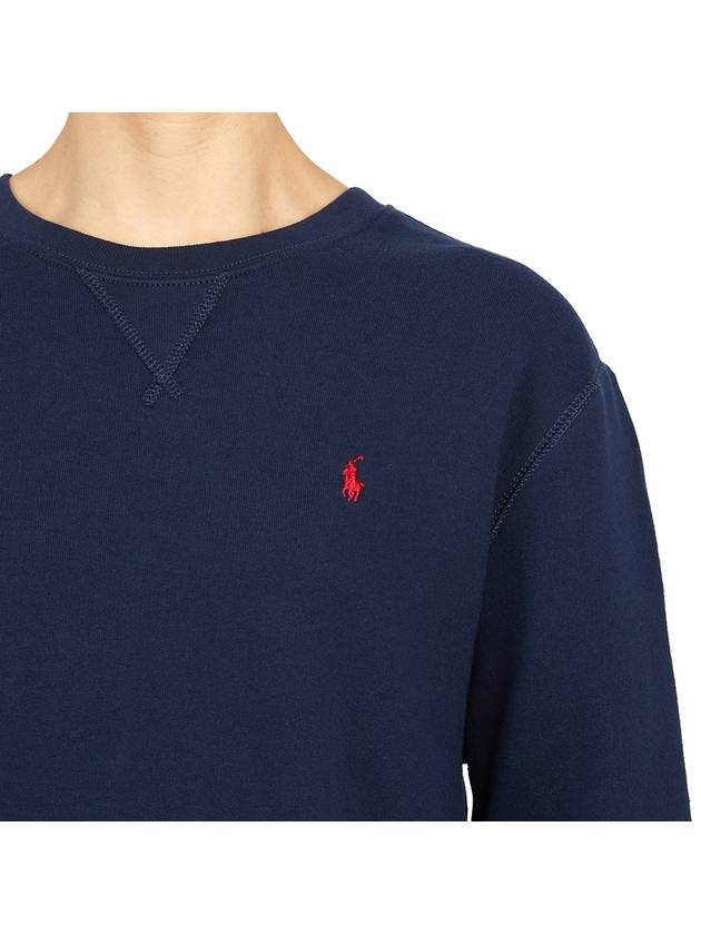 Kids Pony Embroidered Logo Sweatshirt Navy - POLO RALPH LAUREN - BALAAN 9