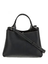 Logo Charm Leather Micro Tote Bag Black - TOD'S - BALAAN 5