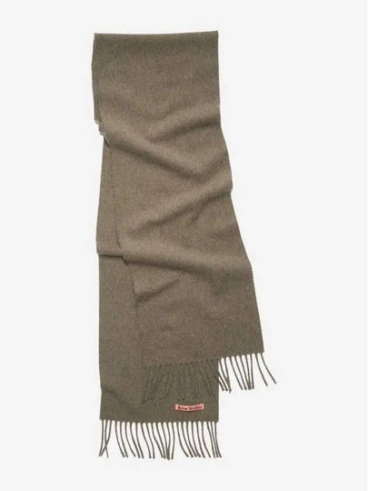 Wool Fringe Muffler Green - ACNE STUDIOS - BALAAN 2