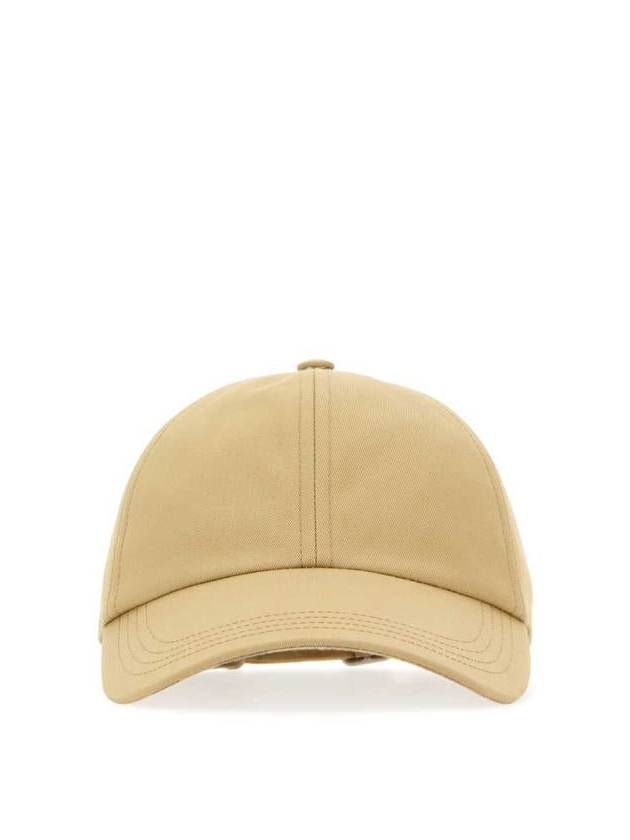 Cotton Blend Ball Cap Flax - BURBERRY - BALAAN 2