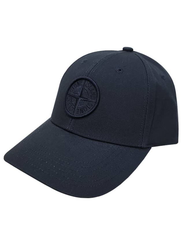 6 Panel Ball Cap Navy - STONE ISLAND - BALAAN 2