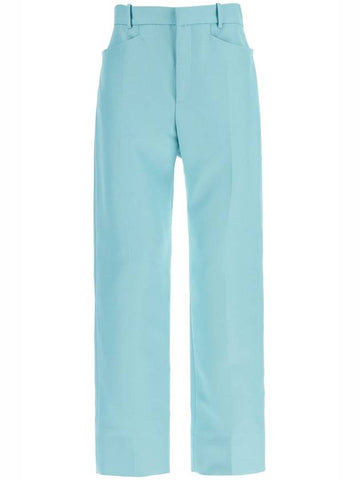 wallis cigarette pants in hopsack fabric - TOM FORD - BALAAN 1