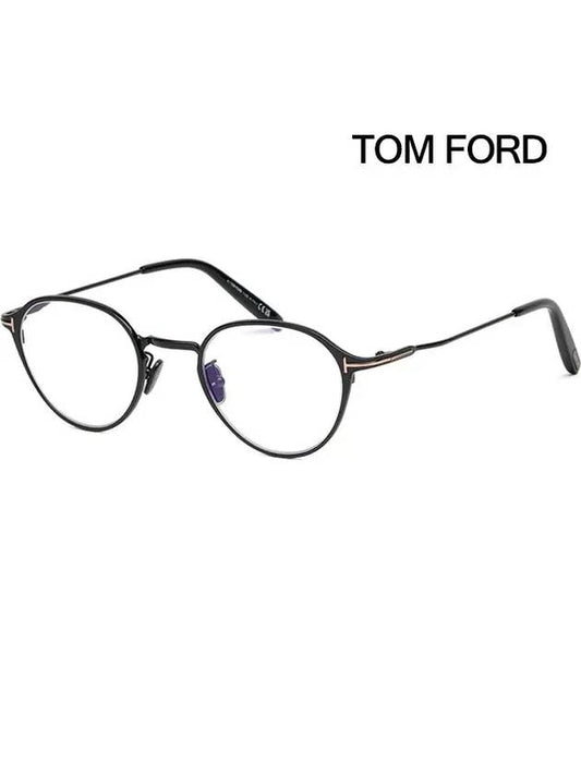 Blue light blocking glasses frame TF5917DB 001 Eye protection round frame - TOM FORD - BALAAN 1