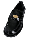 Patent Leather Penny Loafers Black - MIU MIU - BALAAN 8