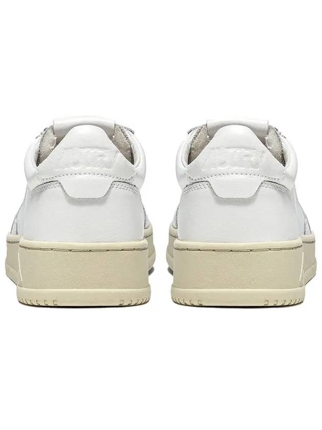 Medalist Leather Low Top Sneakers White - AUTRY - BALAAN 4