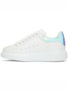 Chunky oversole holographic heel tab over platform sneakers white - ALEXANDER MCQUEEN - BALAAN 1