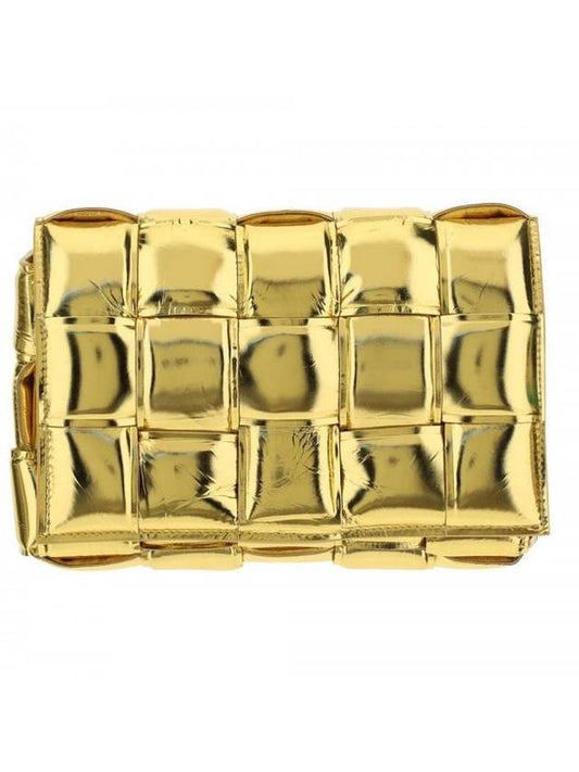 Padded Cassette Cross Bag Gold - BOTTEGA VENETA - BALAAN 1