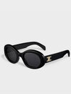 Eyewear Triomphe Acetate Sunglasses Black - CELINE - BALAAN 3