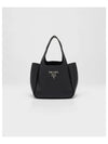 Vitello Dino Tote Bag Black - PRADA - BALAAN 2