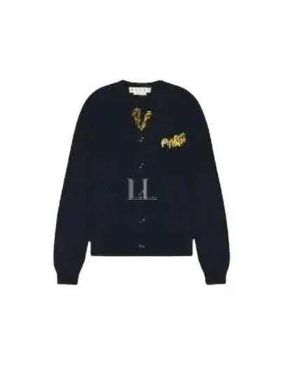 Logo Cardigan Black - MARNI - BALAAN 2