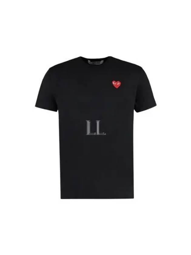 Red Heart T-Shirt Black - COMME DES GARCONS PLAY - BALAAN 2