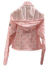 Women's Alose Logo Print Zip-up Jacket Pink White - MONCLER - BALAAN 4