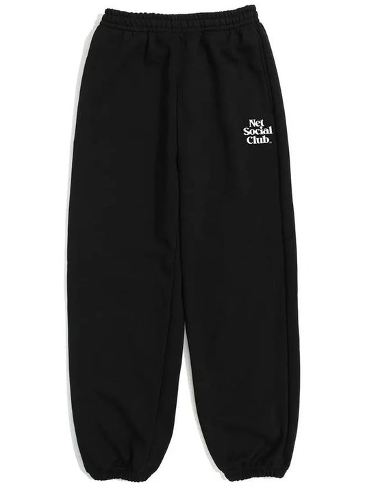 OG LOGO JOGGER PANTS BLACK - NET SOCIAL CLUB - BALAAN 1