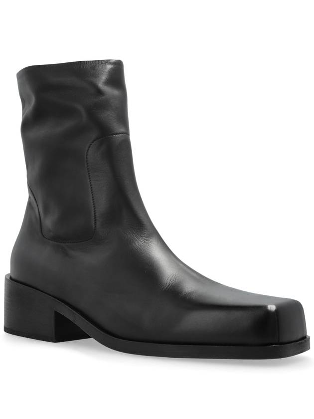 Marsell Leather Ankle Boots, Men's, Black - MARSELL - BALAAN 4