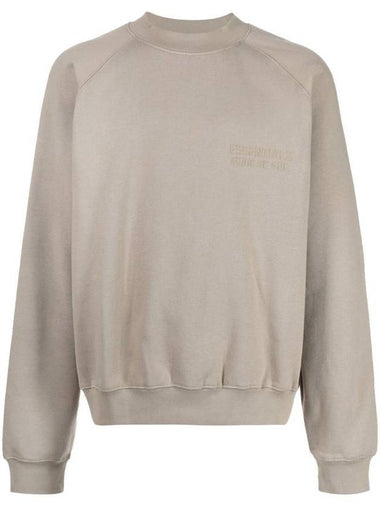 Chest Logo Crew Neck Sweatshirt Grey - FEAR OF GOD - BALAAN 1