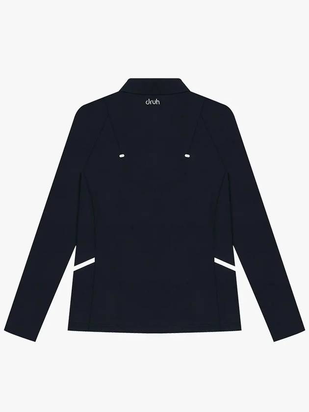 Drew Incision Modified Poly Long Sleeve T-Shirt DF41LT03NAVY - DRUH GOLF - BALAAN 2