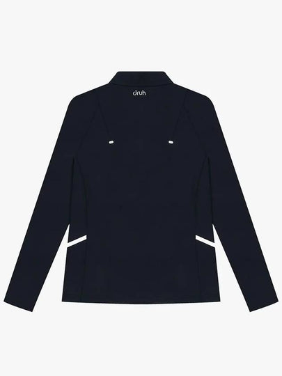 Drew Incision Modified Poly Long Sleeve T-Shirt DF41LT03NAVY - DRUH GOLF - BALAAN 2