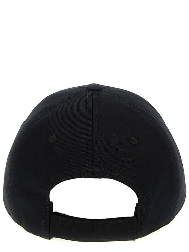 Embroidered Logo Ball Cap Black - MARNI - BALAAN 4