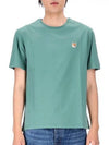 Fox Head Patch Classic Short Sleeve T-Shirt Green - MAISON KITSUNE - BALAAN 2