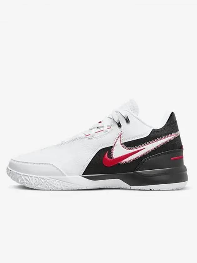 Lebron NXXT Gen AMPD EP Low Top Sneakers White University Red - NIKE - BALAAN 2