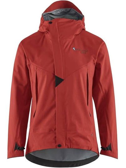 Women's Ashinya Waterproof Zip-Up Hoodie Rose Red - KLATTERMUSEN - BALAAN 2