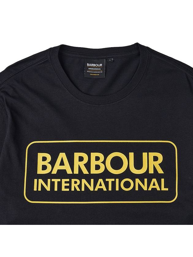 International Essential Large Logo Short Sleeve T-Shirt Black - BARBOUR - BALAAN 4