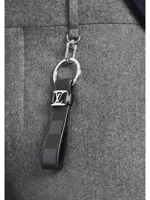 LV Dragonne Key Holder Black - LOUIS VUITTON - BALAAN 3