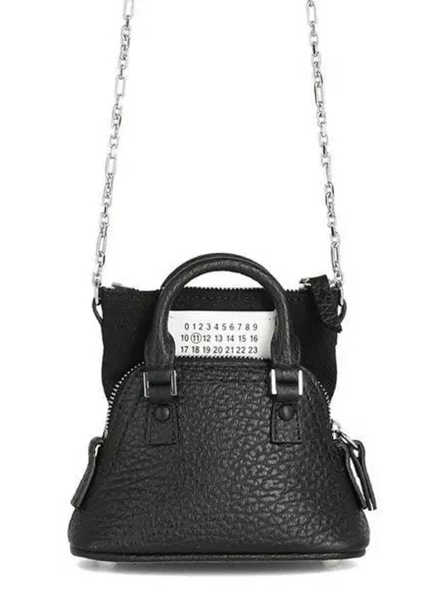 5AC Classic Baby Shoulder Bag Pale Black - MAISON MARGIELA - BALAAN 2