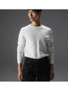 JLINDEBERG Golf Wear Struct Knit Sweater White - J.LINDEBERG - BALAAN 6