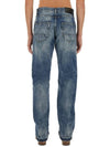 BOWL Blue Washed Destroyed Denim - DEPARTMENT 5 - BALAAN 3