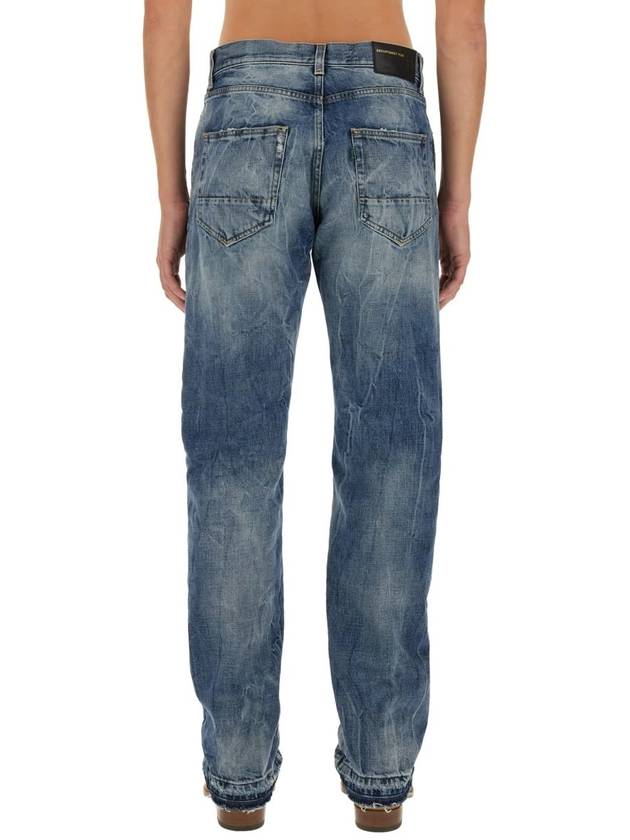 BOWL Blue Washed Destroyed Denim - DEPARTMENT 5 - BALAAN 3