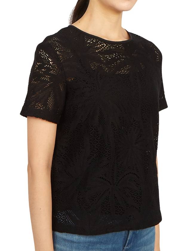 Lettera Short Sleeve T-Shirt Black - MAX MARA - BALAAN 4