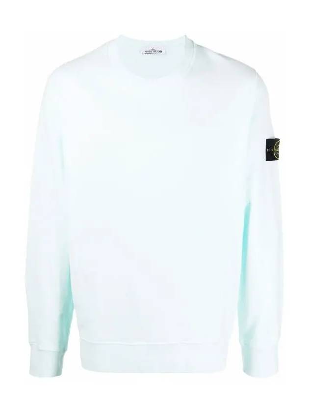 Wappen Patch Crewneck Sweatshirt Light Green - STONE ISLAND - BALAAN 2