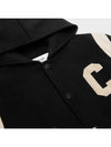 Teddy Cashmere Wool Hooded Jacket Black - CELINE - BALAAN 3