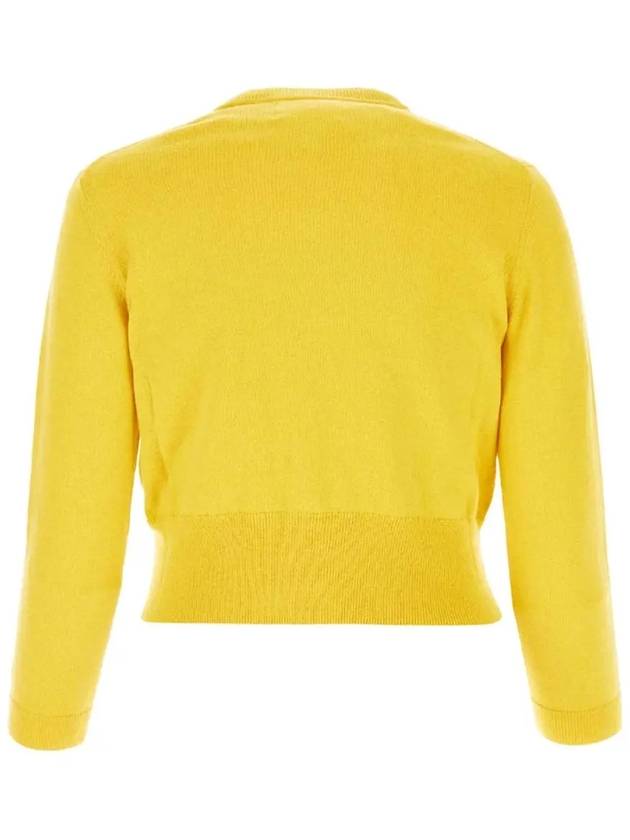 Newton Cotton Cardigan Yellow - ISABEL MARANT - BALAAN 4