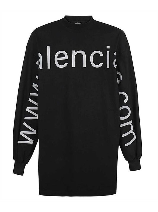 logo embroidered sweatshirt - BALENCIAGA - BALAAN 1