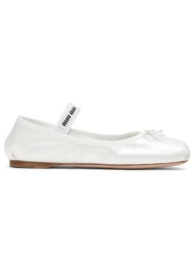 Satin Ballerinas White - MIU MIU - BALAAN 1