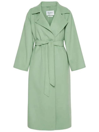 Hans Belted Wool Coat Pistachio 2310111538 004 - MAX MARA - BALAAN 1