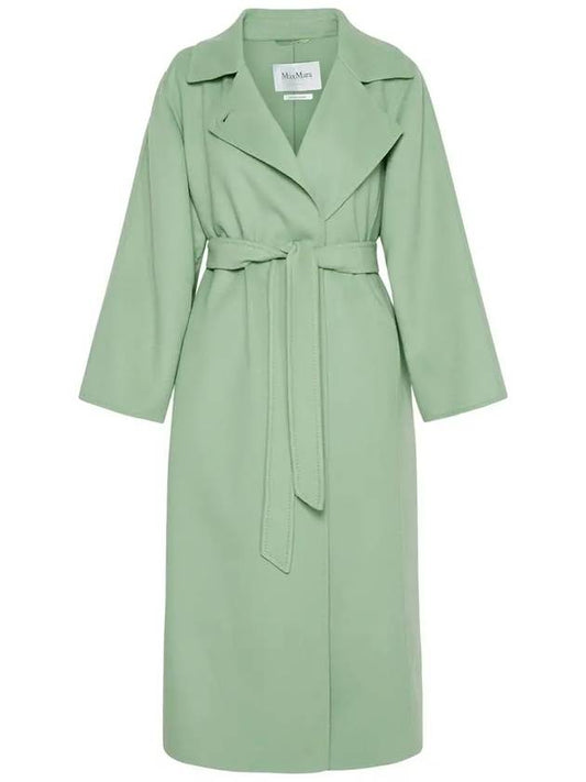 Hans Belted Wool Coat Pistachio 2310111538 004 - MAX MARA - BALAAN 2